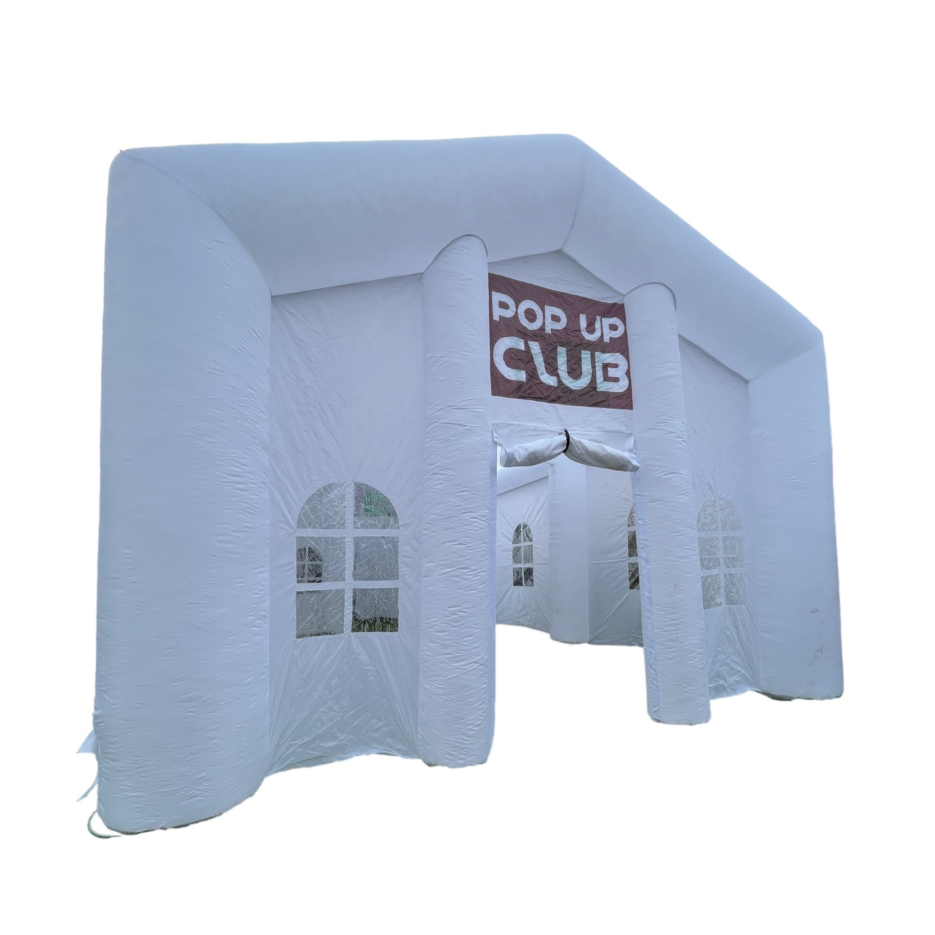 popupclub.dk hvidt telt med led lys
